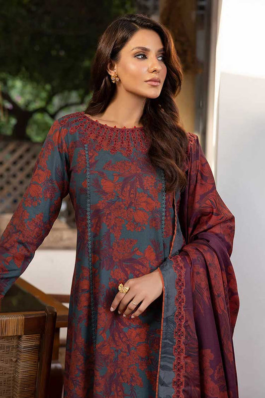 Picture of Iznik - IJK 10 Mahnaz Jahanara Winter Prints - Available at Raja Sahib