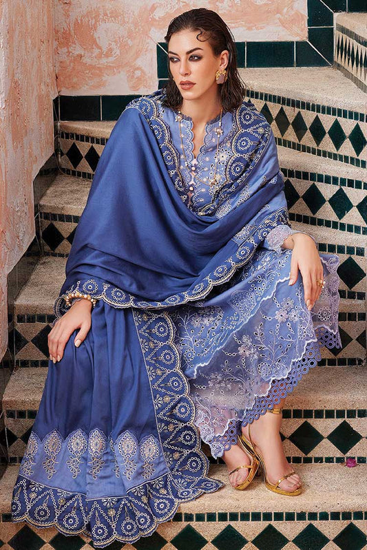 Picture of Mushq - MNW 02 Latifah Moroccan Dream Sateen Shawl Collection - Available at Raja Sahib