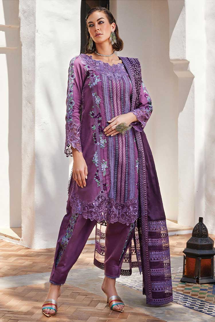 Picture of Mushq - MNW 03 Nour Moroccan Dream Sateen Shawl Collection - Available at Raja Sahib