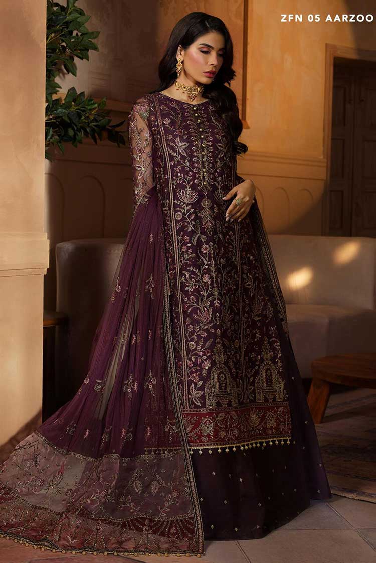Picture of Zarif - ZFN 05 Aarzoo Nauroz Festive Formal Collection - Available at Raja Sahib