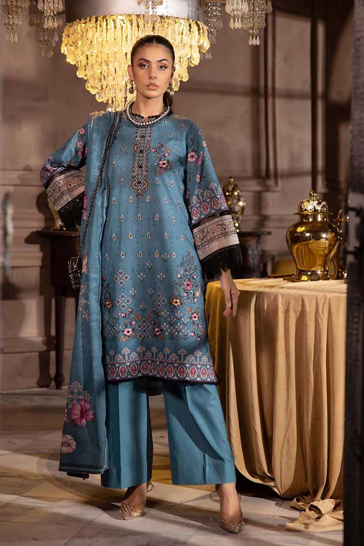 Picture of Shaista - Design 216 Aleena Embroidered Khaddar Collection - Available at Raja Sahib