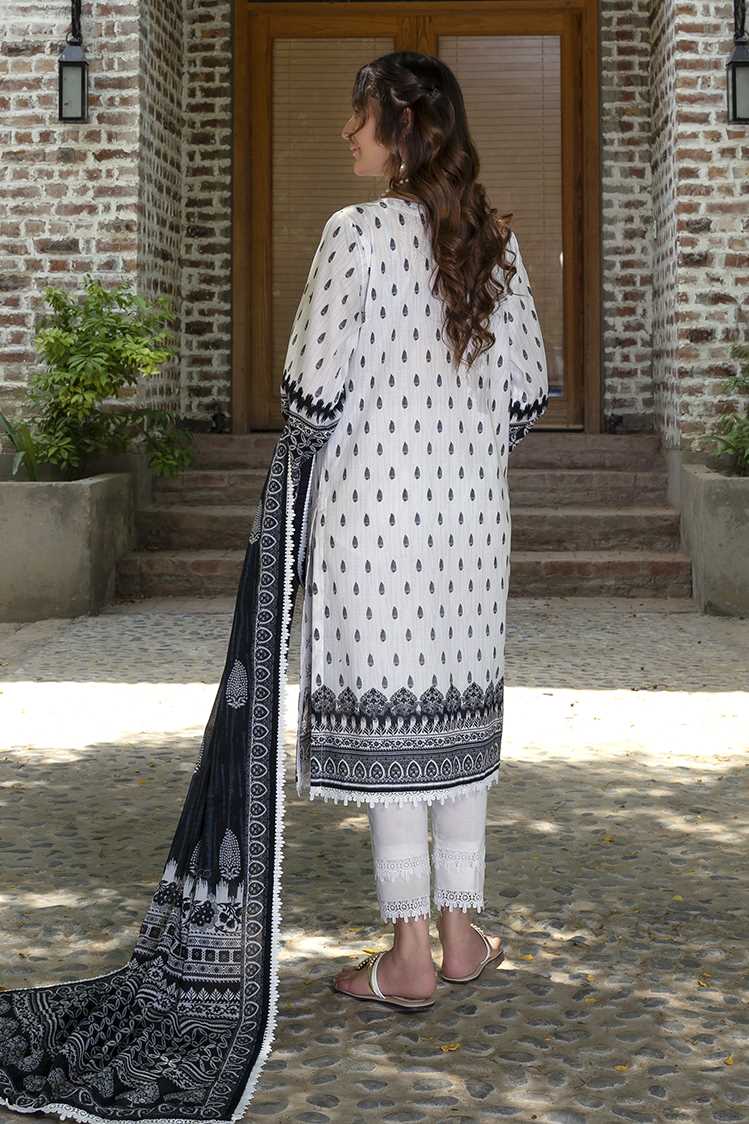 Picture of Ellena - 3-PC Unstitched Digital Printed Lawn Suit - Available at Raja Sahib