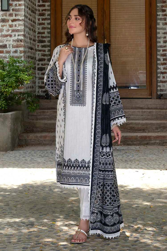 Picture of Ellena - 3-PC Unstitched Digital Printed Lawn Suit - Available at Raja Sahib