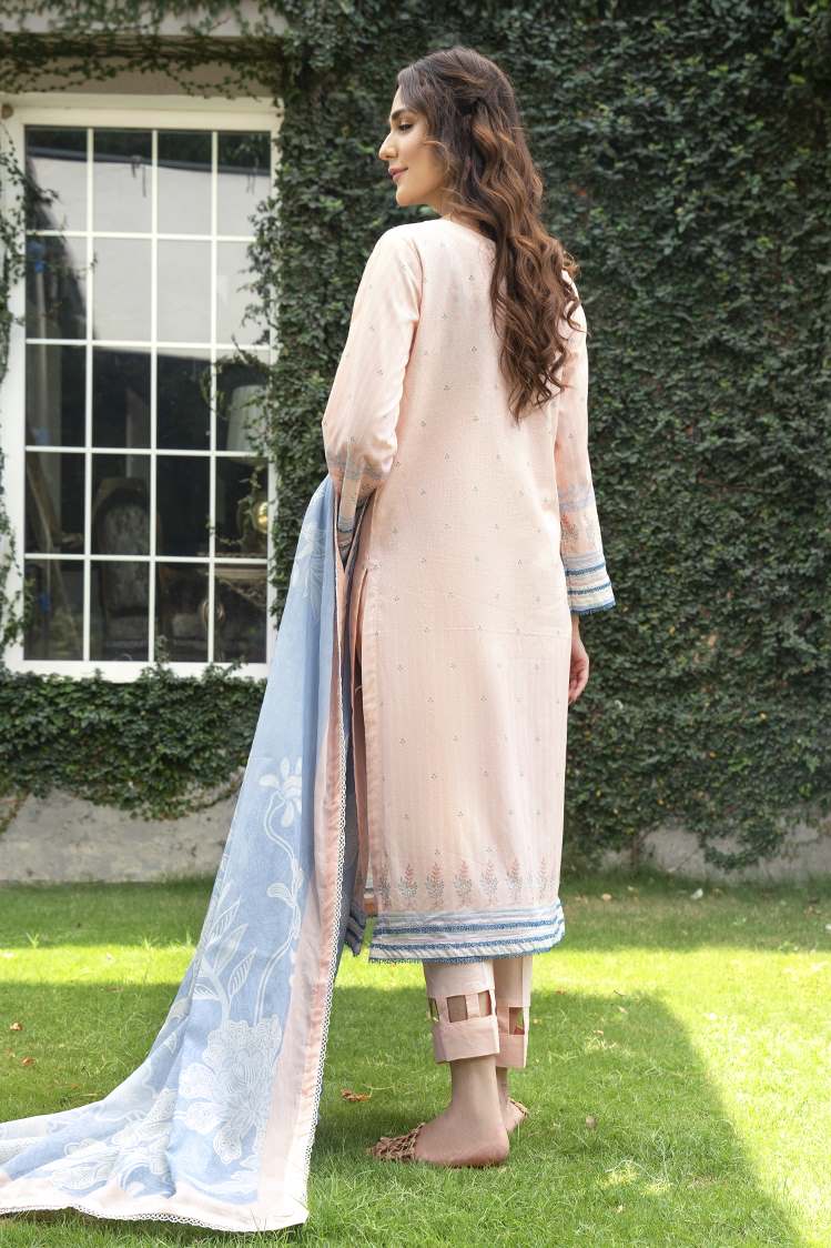 Picture of Ellena - 3-PC Unstitched Digital Printed Lawn Suit - Available at Raja Sahib