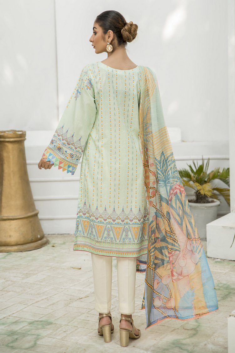 Picture of Ellena - 3-PC Stitched Lawn Suit - Available at Raja Sahib