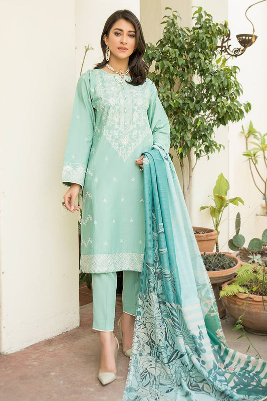 Picture of Ellena - 3-PC Stitched Lawn Suit - Available at Raja Sahib