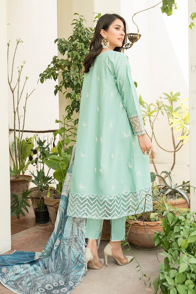 Picture of Ellena - 3-PC Stitched Lawn Suit - Available at Raja Sahib