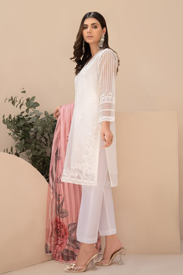 Picture of Ellena - 3-PC Stitched Organza Suit - Available at Raja Sahib