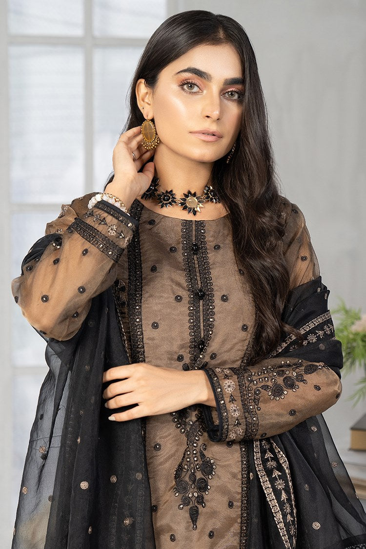Picture of Ellena - 3-PC Stitched Organza Suit - Available at Raja Sahib