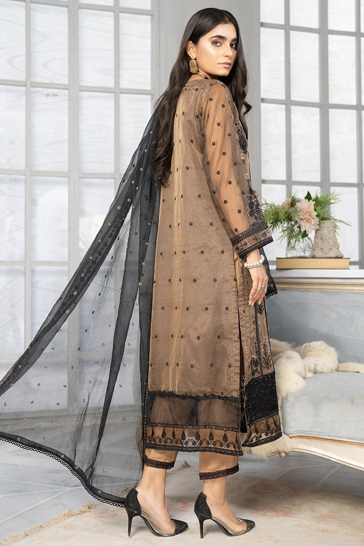 Picture of Ellena - 3-PC Stitched Organza Suit - Available at Raja Sahib