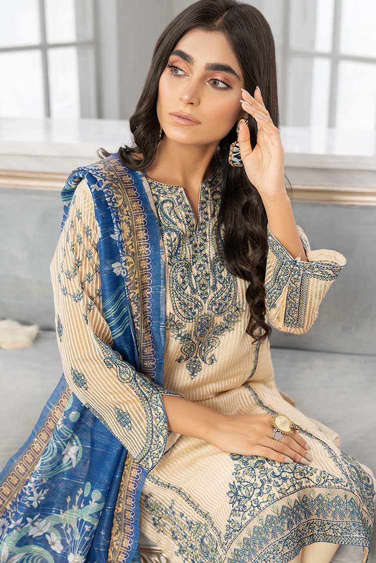 Picture of Ellena - 3-PC Stitched Organza Suit - Available at Raja Sahib