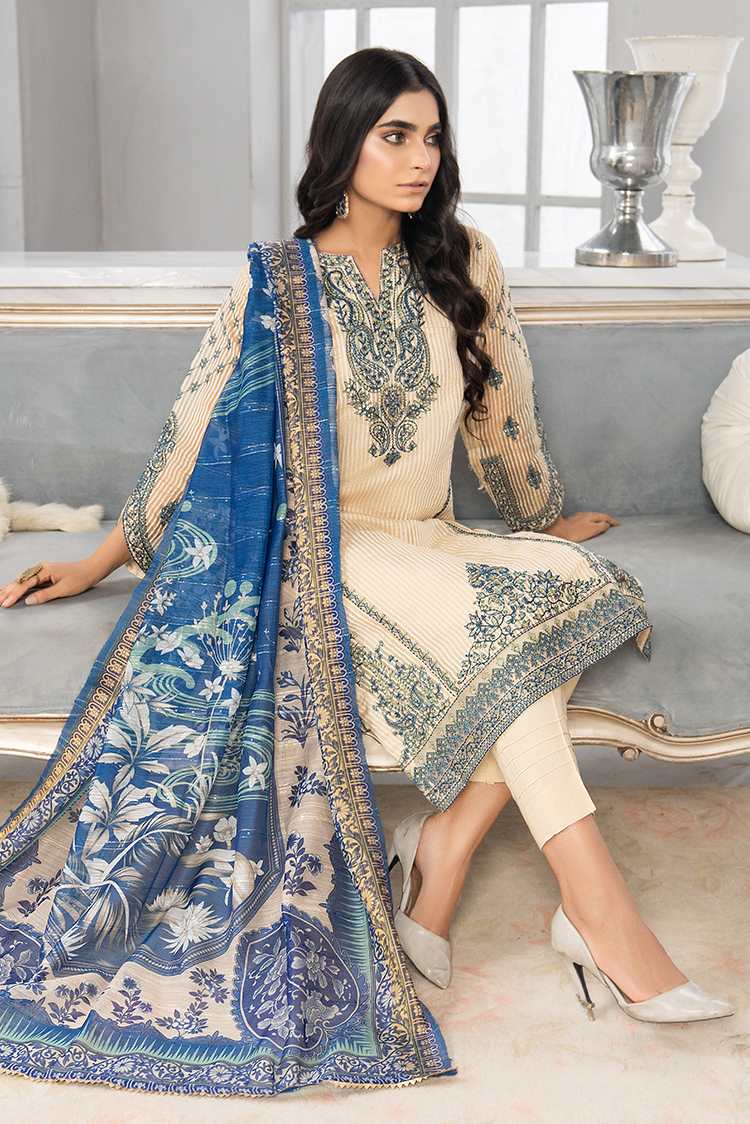 Picture of Ellena - 3-PC Stitched Organza Suit - Available at Raja Sahib