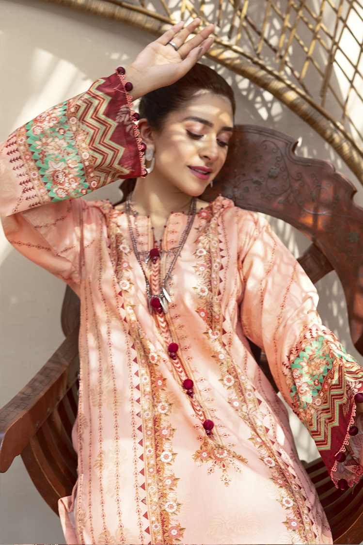 Picture of Ellena - 1-PC Unstitched Jacquard Kurti - Available at Raja Sahib