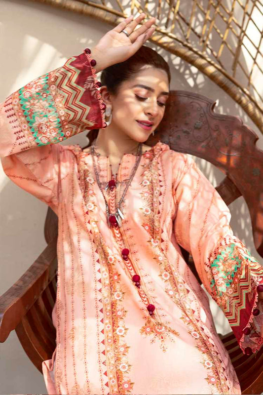 Picture of Ellena - 1-PC Unstitched Jacquard Kurti - Available at Raja Sahib