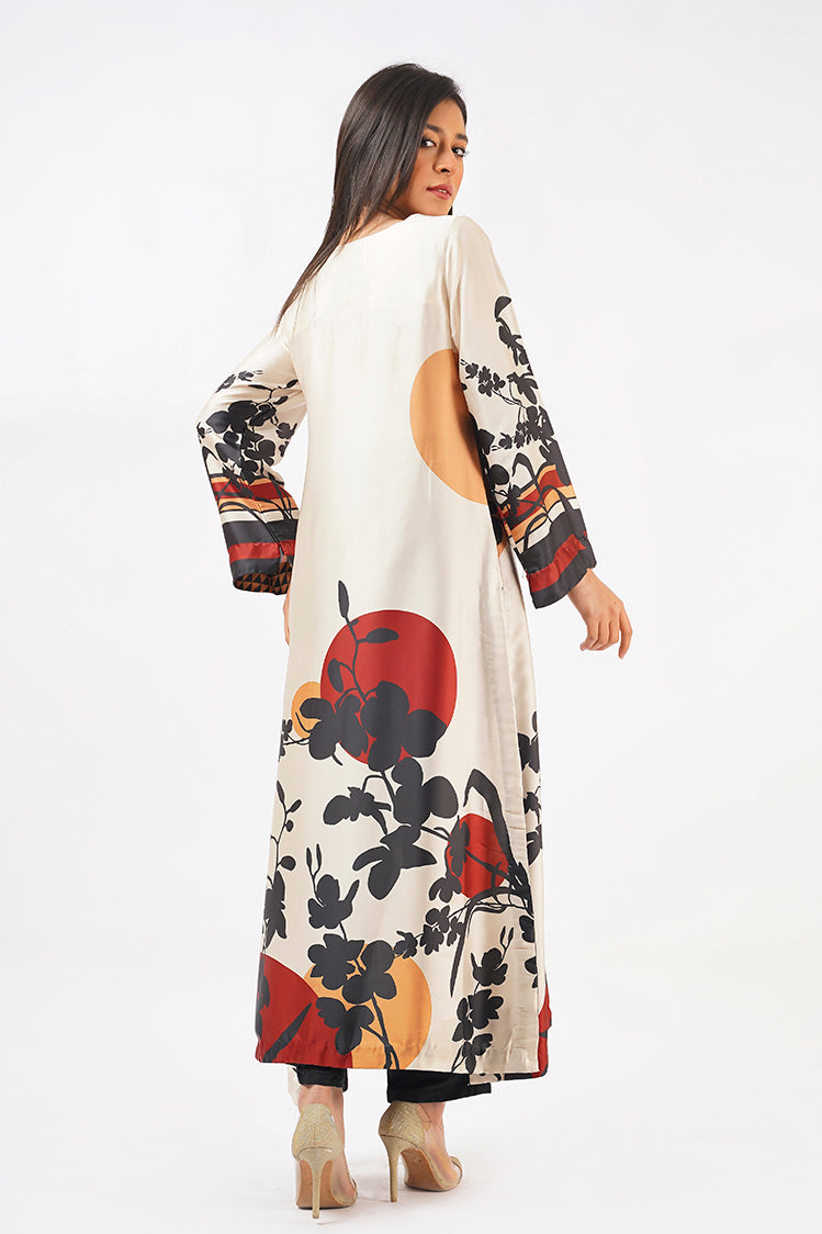 Picture of Ellena - 1-PC Stitched Soft Crepe Shirt - Available at Raja Sahib