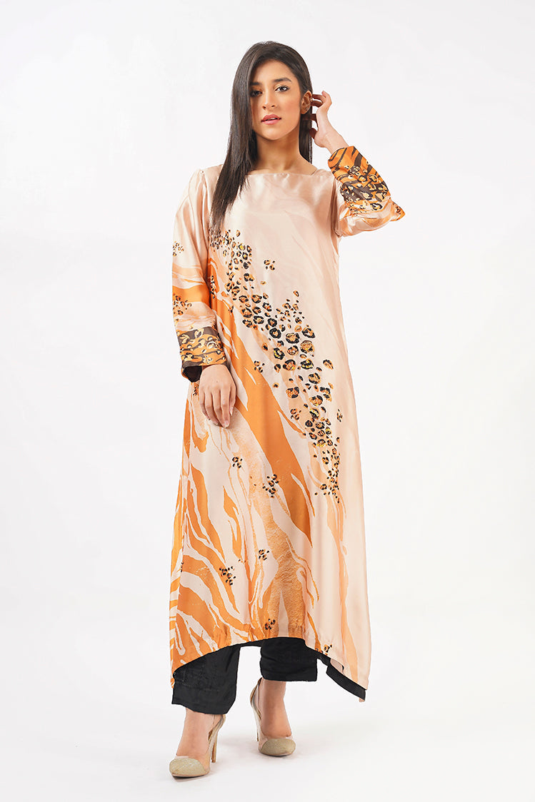 Picture of Ellena - 1-PC Stitched Soft Crepe Shirt - Available at Raja Sahib