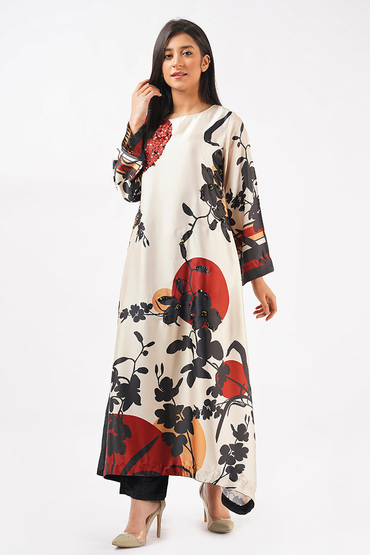 Picture of Ellena - 1-PC Stitched Soft Crepe Shirt - Available at Raja Sahib