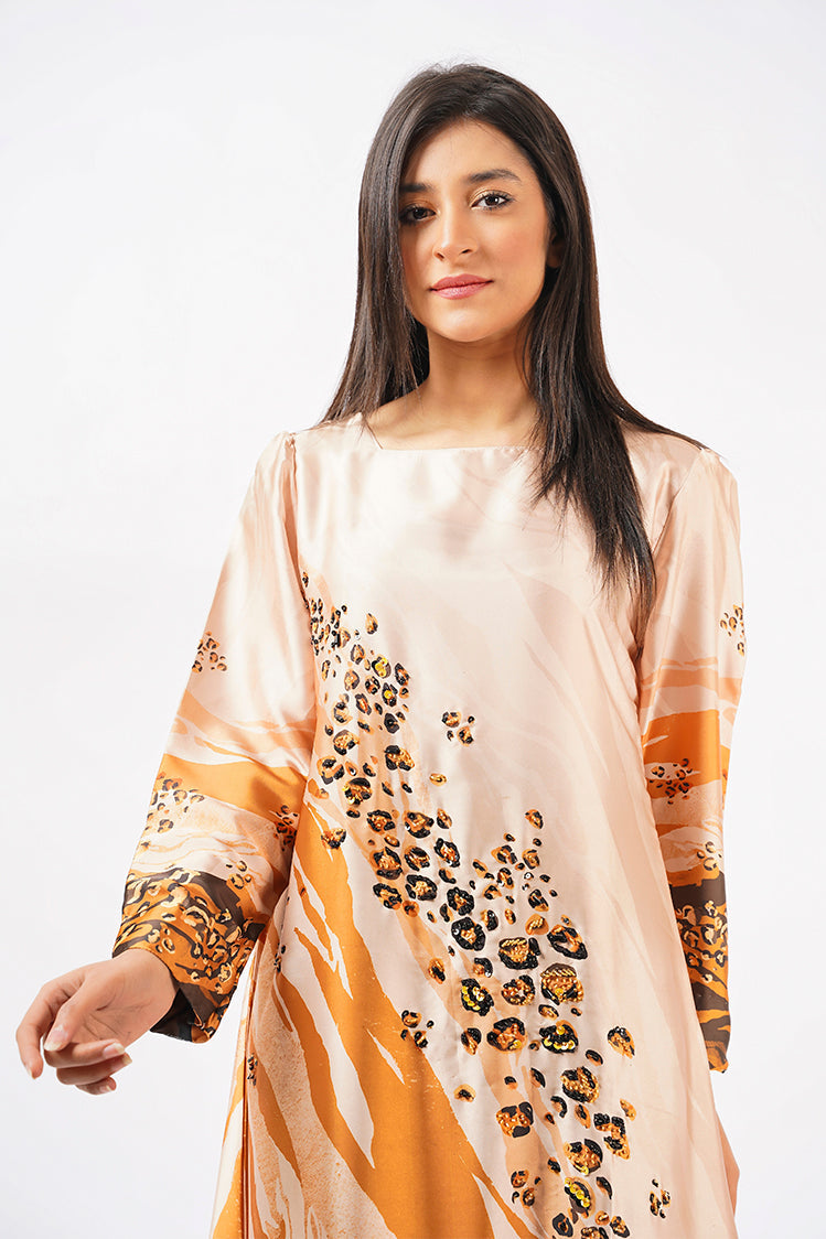Picture of Ellena - 1-PC Stitched Soft Crepe Shirt - Available at Raja Sahib