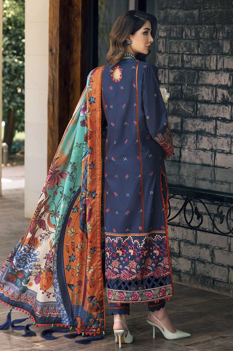 Picture of Ellena - 3-PC Unstitched Digital Printed Lawn Suit - Available at Raja Sahib